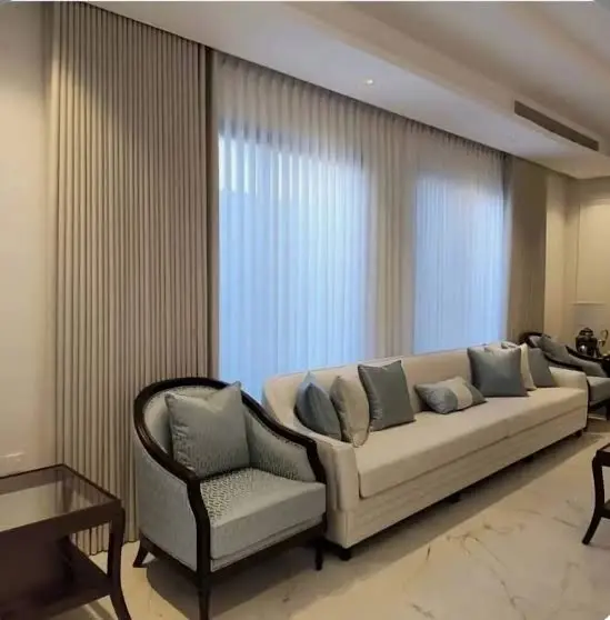 ستائر شيفون ويفي بانسيابية ناعمة